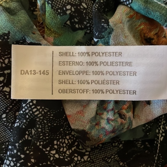 Darling Daphne Floral Print Sheer Top Size Small - Picture 12 of 14